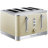 Russell Hobbs 4 Slice Toaster/ Inspire, Cream - 24384 - London Houseware - 1