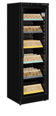 BLACK Glass Door Merchandiser – 400L Refrigerator UR400G