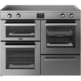 110cm Induction Belling Range Cooker, Stainless Steel - RCA COOKCENTRE 110Ei - London Houseware - 1