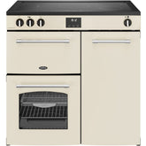 90cm Ceramic Belling Range Cooker, Cream - Farmhouse 90E - London Houseware - 1