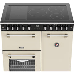 90cm Induction Stoves Range Cooker, Cream, A Rated - DX RCA RICH 90Ei RTY - London Houseware - 3