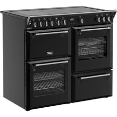 100cm Induction Stoves Range Cooker, Black, A Rated - DX RCA RICH 100Ei RTY - London Houseware - 2