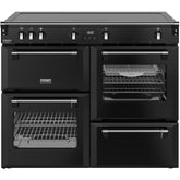 110cm Induction Stoves Range Cooker, Black, A Rated - DX RCA RICH 110Ei ZLS - London Houseware - 1