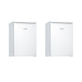 85cm Under Counter Freezer & Under Counter Fridge with Ice Box Pack, White - Bosch - Naamaste London Homewares - 1