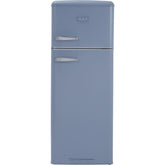 162L Sea Holly Retro Fridge Freezer, 80/20, Blue - CDA Betty - London Houseware - 1