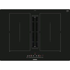 70cm Black Vented Induction Hob with Extractor - Siemens ED711FQ15E iQ500 - Naamaste London Homewares - 1