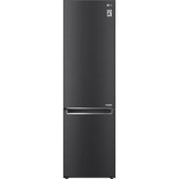 384L No Frost Black Fridge Freezer, 70/30 Freestanding - LG GBB92MCB2P - London Houseware - 1