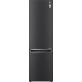 384L No Frost Black Fridge Freezer, 70/30 Freestanding - LG GBB92MCB2P - London Houseware - 1