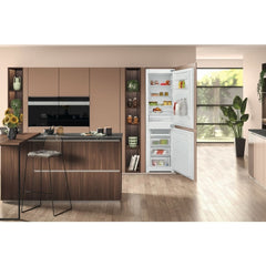 244L Low Frost Integrated Fridge Freezer, Sliding Hinge, White - Hotpoint HMCB50502UK - London Houseware - 3