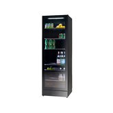 Black Glass Display Fridge, 448 Litres – Vestfrost MFG185 - London Houseware - 1