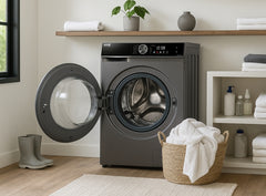 HYE 10kg Freestanding Washing Machine 1200rpm, Silver - W0110JT12DS07
