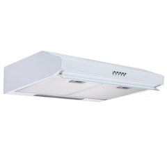 60cm White Kitchen Extractor Fan / Visor Cooker Hood - SIA VSR60WH - London Houseware - 2