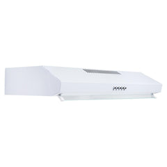 60cm White Kitchen Extractor Fan / Visor Cooker Hood - SIA VSR60WH - London Houseware - 3