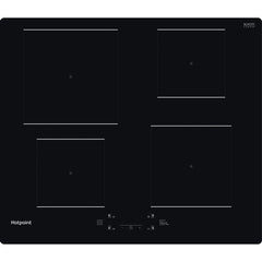 59cm 4 Zone Induction Hob Black - Hotpoint TQ 1460S NE - Naamaste London Homewares - 1