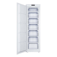210L White Integrated Tall Freezer, Un-Branded - UB177FZ - London Houseware - 2
