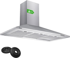 CIARRA 90cm Cooker Hoods 900mm CBCS9201 Stainless Steel Cooker Hood – A++