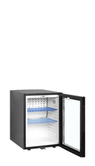 Tefcold TM45GC Glass Door Mini Bar Fridge – 40L, Quiet & Energy Efficient