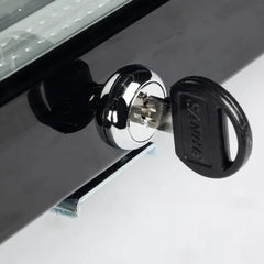 Tefcold TM35GC Black Double Glass Door Mini Bar Fridge – 35L Capacity