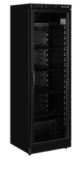 BLACK Glass Door Merchandiser – 400L Refrigerator UR400G
