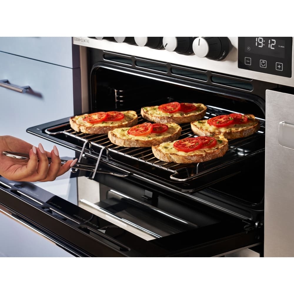 100cm Dual Fuel Belling Range Cooker, Black - RCA COOKCENTRE 100DF - London Houseware - 19
