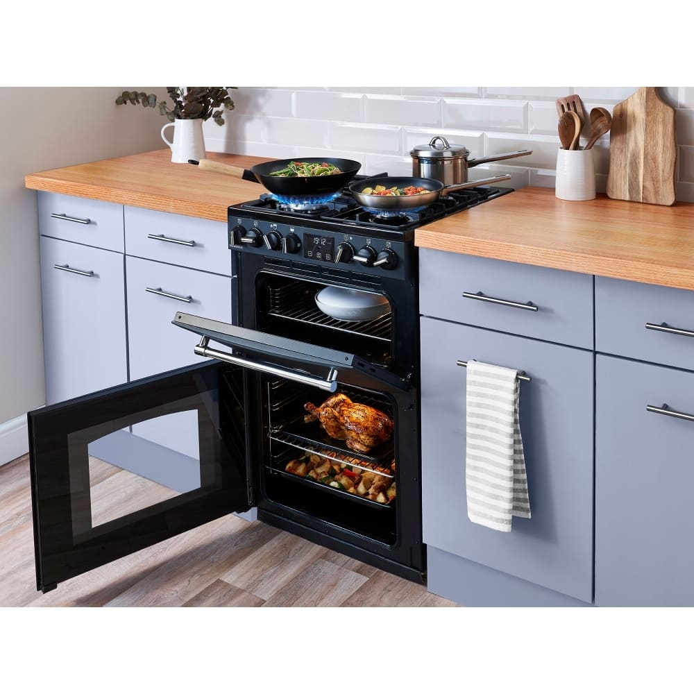 Ceramic Electric Cooker with Double Oven, Cream - Belling Farmhouse 60E - London Houseware - 6