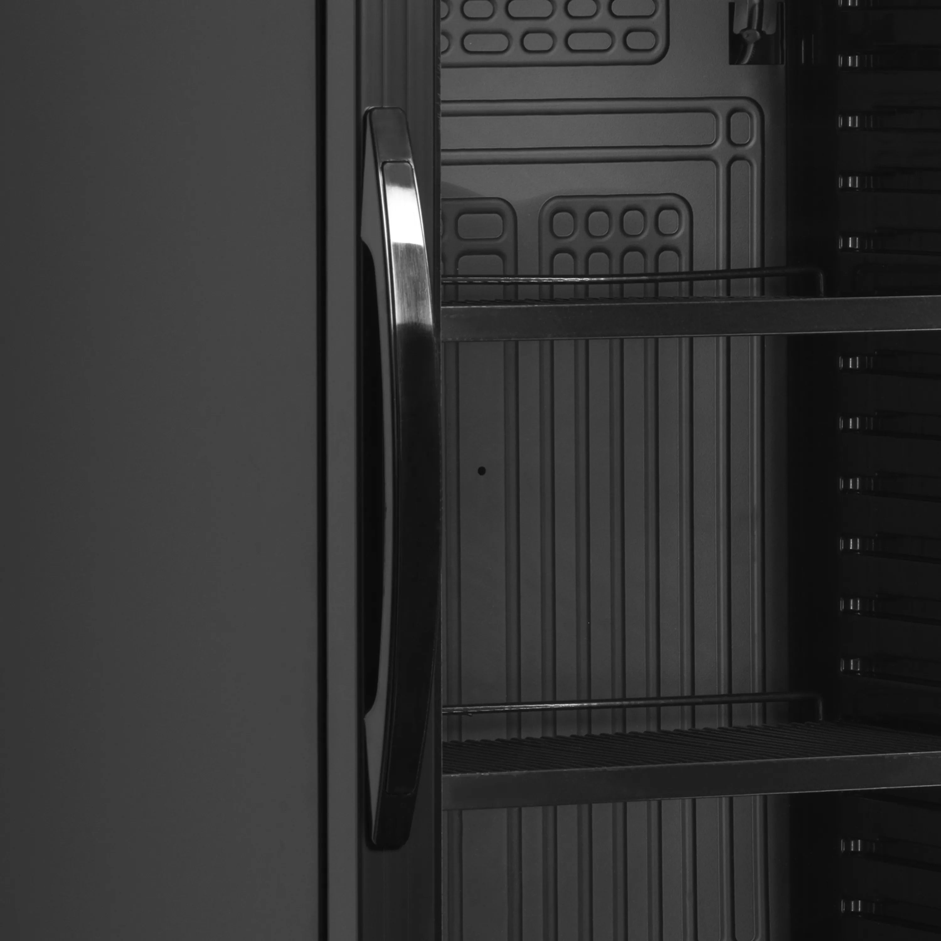 Tefcold Black Display Fridge❄️ – Sleek, Spacious & Built to Showcase ❄️