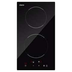 CIARRA 29cm Built-in Induction Hob 2 Zone 2900W Electric Cooktop with UK Plug & Child Lock CBBIH292T-OW