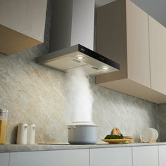 CIARRA Touch Control Chimney Cooker Hood 60cm CBCS6102-OW