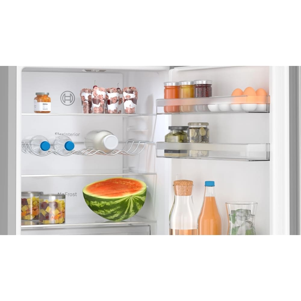 321L No Frost Bosch Fridge Freezer, 60/40, Stainless Steel - KGN362LDFG - London Houseware - 5