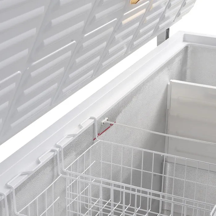 TEFCOLD GM600 Glass Door Display Freezer - 600L, Energy Efficient, White