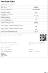 CIARRA Visor Cooker Hood 60cm – Stainless Steel CBCS6903 [Energy Class C]